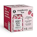 Just Ice Tea Organic Raspberry Black Tea 4 Pack, 12 Fl Oz