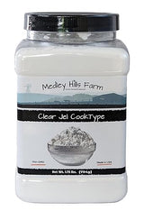 Clear Jel by Medley hills farm 1.75 Lbs. in Reusable Container - Great Clear Jel for canning Pie Filling - Gluten-Free - Non-GMO - Made in USA
