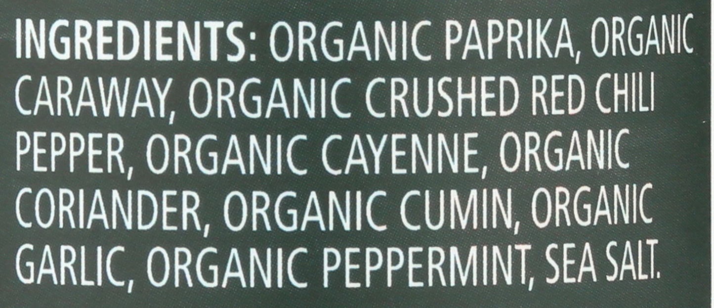 Frontier Co-op Organic Harissa Seasoning, 1.9 Ounce Bottle, N. African Heat with Chili Peppers, Cayenne, Paprika & Coriader