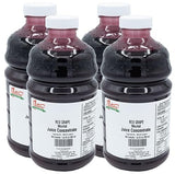 Nature Blessed 100% Pure Merlot Red Grape Fruit Juice Concentrate - 4 Quarts (4/2 fl oz bottles) Excellent for Home Brewers or Vintners, Spirits