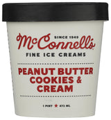 MCCONNELLS Peanut Butter Cookies & Cream Ice Cream, 16 OZ