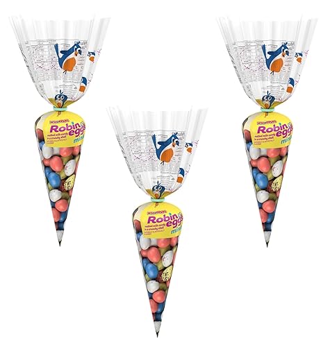 Whoppers Mini Robin Eggs In Carrot Shaped Packaging - Pack of 3 - Tasty Treats for the Whole Family - Perfect for Easter Baskets - Start a New