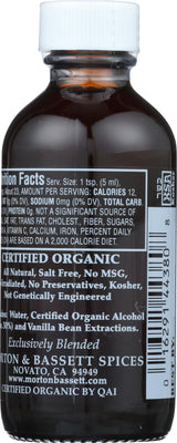 MORTON & BASSETT VANILLA EXTRCT PURE ORG 2 FO