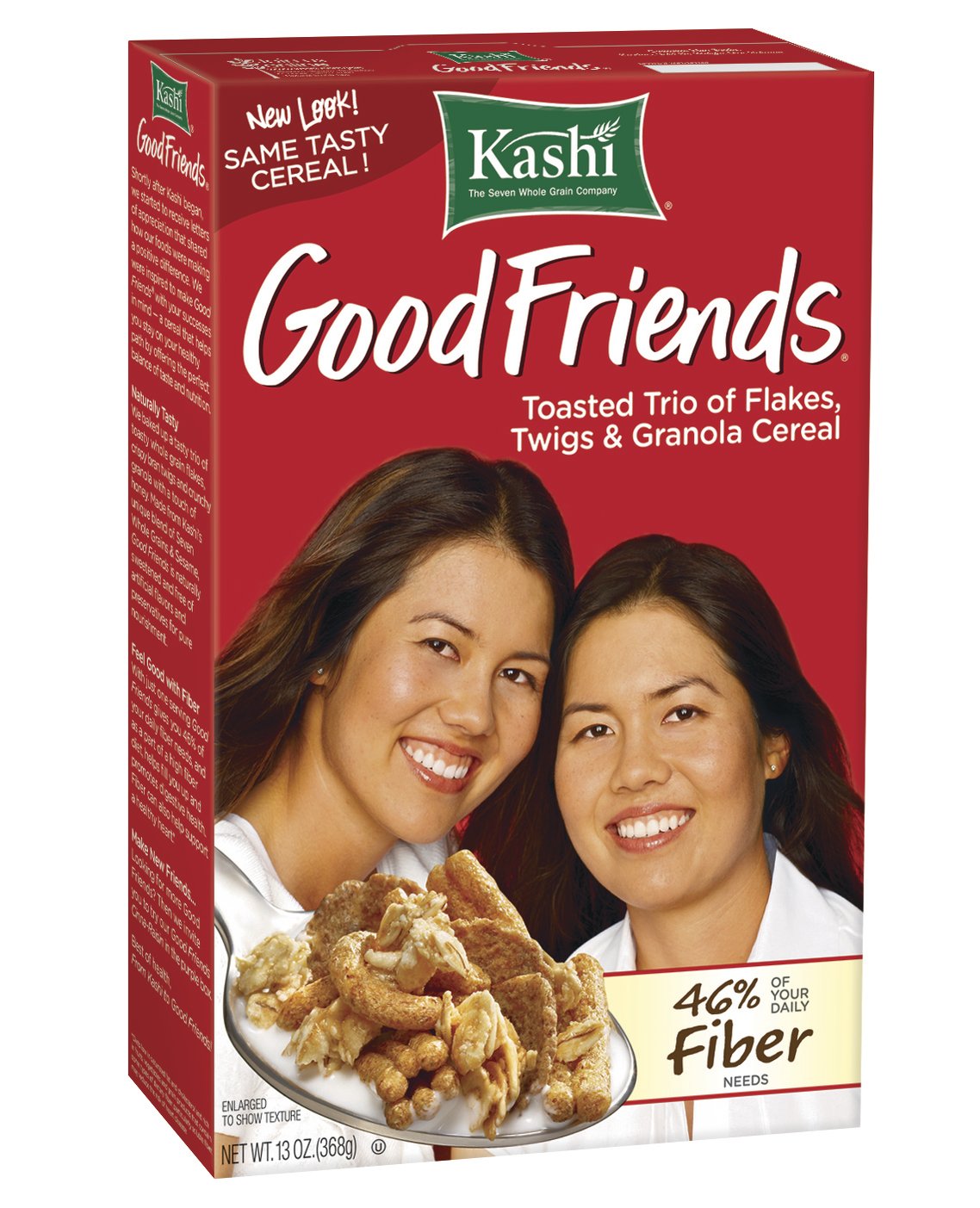 Kashi Good Friends High Fiber Cereal, 13-Ounce Boxes (Pack of 6)