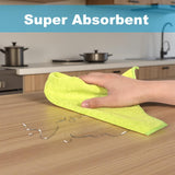 INFICRIME Microfiber Cleaning Cloths, 15 Pack Cleaning Rags, Wet and Dry Use Cleaning Towels, Highly Absorbent and Soft Feel, Lint Free, Streak Free