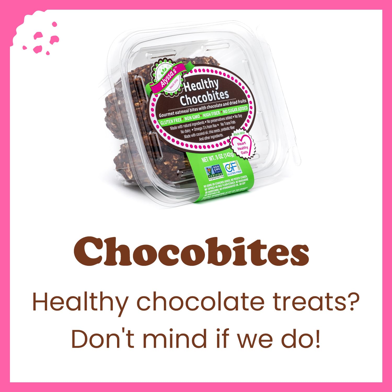 Alyssa’s Chocobites ? Gluten Free Cookies, Healthy Snacks from the Bakery ? Sugar Free Soft Cookies, Low Carb, Keto Protein Snacks ? Gluten Free