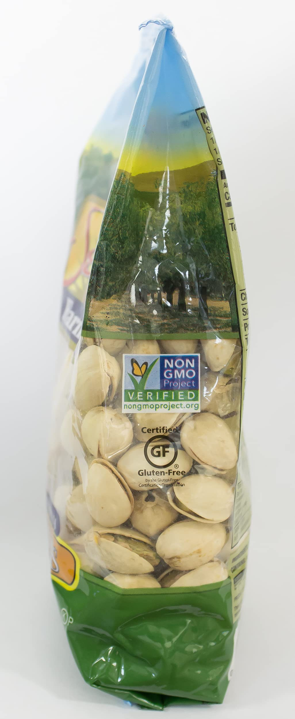 Setton Farms Roasted and Unsalted Premium California Pistachios 8 Oz. Bag Certified NonGMO Gluten Free Vegan & Kosher, Dry Roasted With No Salt, 8 oz.