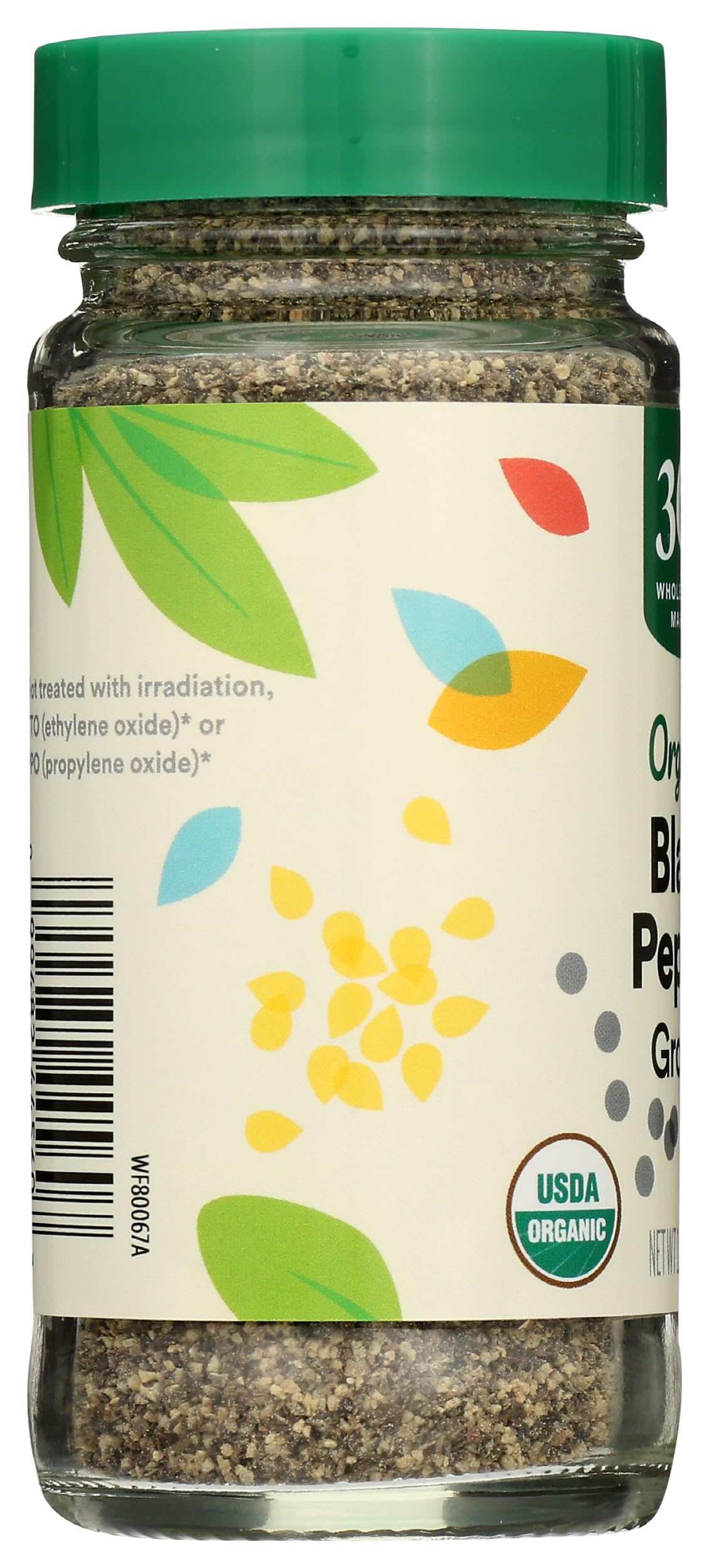 365 Everyday Value, Organic Black Pepper Ground, 1.8 oz