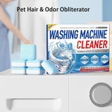 Biaccrss Washing Machine Cleaner Tablets, 24 Pack, 12 Month Supply, Pet-Safe Formula, HE Compatible for Top & Front Load Washers, Septic Safe