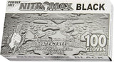 Nitromax Powder Free Black Nitrile Examination Gloves Latex Free 100 Gloves (Small #1082)