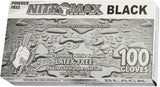 Nitromax Powder Free Black Nitrile Examination Gloves Latex Free 100 Gloves (Small #1082)