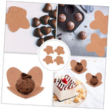 HOLIDYOYO 50pcs Chocolate Compartment Trays for Truffle Wrapping Cardboard Candy Packing Liners for Valentine Day Weddings and Parties