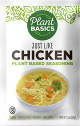 Plant Basics - Vegan Seasoning, Just Like Chicken, 2 ounce (Pack of 12)