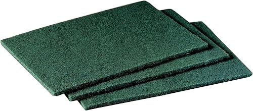 Scotch-Brite PROFESSIONAL Commercial Scouring Pad 96, 6 X 9, Green, 10/pack