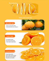 Dehydrated Dried Orange Slices Wheels,7.1oz / 200g | Approx 40 to 50+ Slices | Sugar Free Natural Fruit for Cocktails,Christmas Day,Cakes,Tea