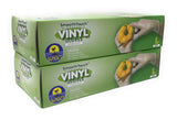 Sunset Brands 200 Disposable Vinyl Gloves, Large Size, Non-Sterile, Easy Slip On/Off, Smooth Touch, Food Service Grade