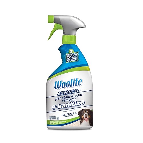 Bissell Woolite Advanced Pet Stain & Odor Remover + Sanitize, 11521 (22fl oz)