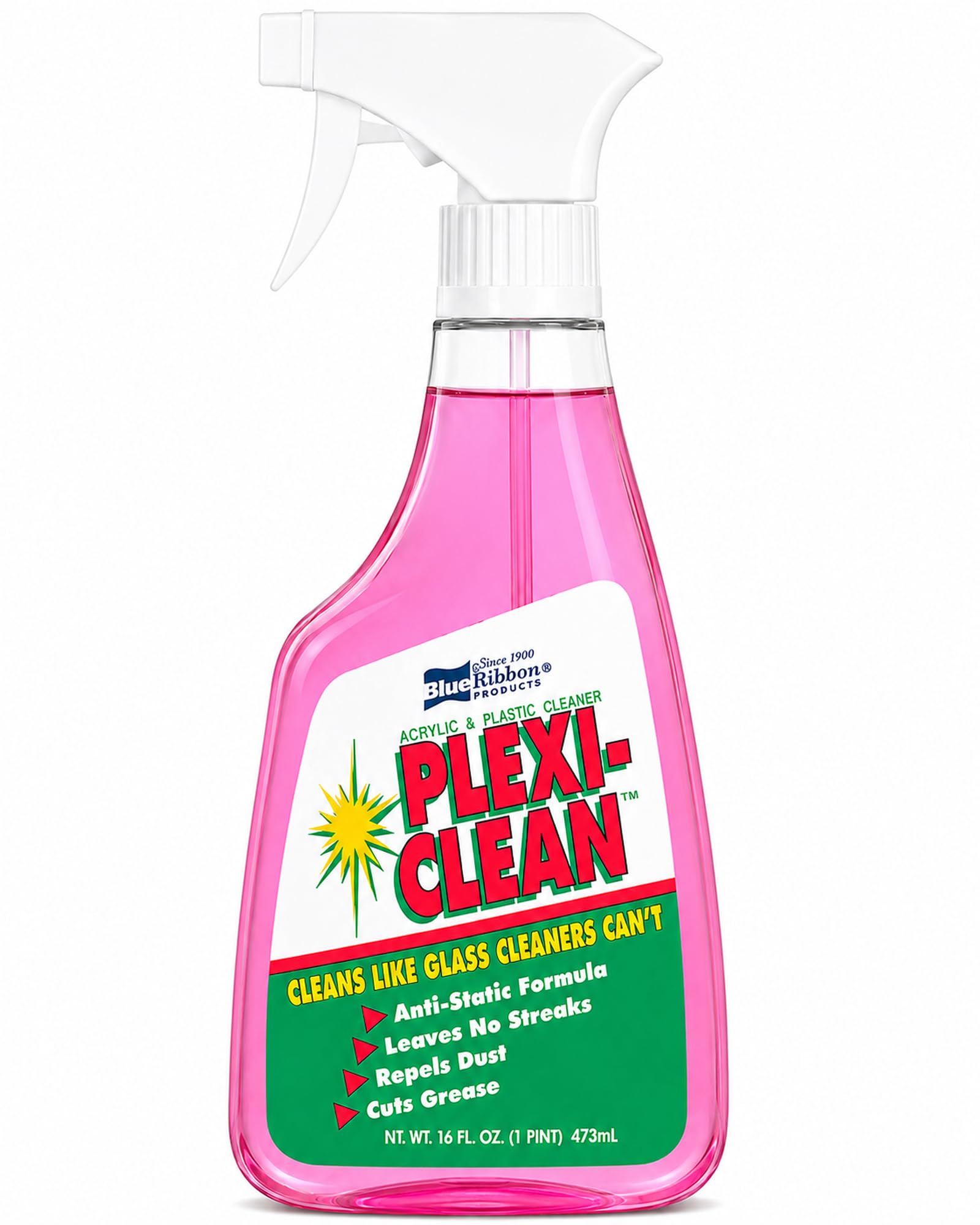 Blue Ribbon Plexi-Clean Acrylic and Plastic Cleaner, 16 fl. oz.