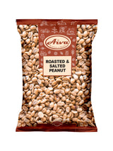 Aiva Roasted and Salted Peanuts | Dry Roasted Peanuts | (Premium Grade Quality) - Crunchy and Savory Snack for Snacking, Cooking, and Toppings |