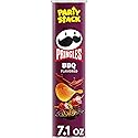 Pringles Potato Crisps Chips, Lunch Snacks, On-The-Go Snacks, Party Stack, BBQ, 7.1oz Can (1 Can)