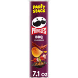 Pringles Potato Crisps Chips, Lunch Snacks, On-The-Go Snacks, Party Stack, BBQ, 7.1oz Can (1 Can)