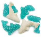 Guatemalan Gummy Sharks 3 lb - Gelatin Based, Perfectly Chewy, Cranberry Flavored, Jelly Fruit Candy Bulk in Resealable Bag, Light Sugar Coating