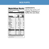 Nature's Path Organic Rice Puffs Cereal, 6 oz (Pack of 1), Earth Friendly Packaging