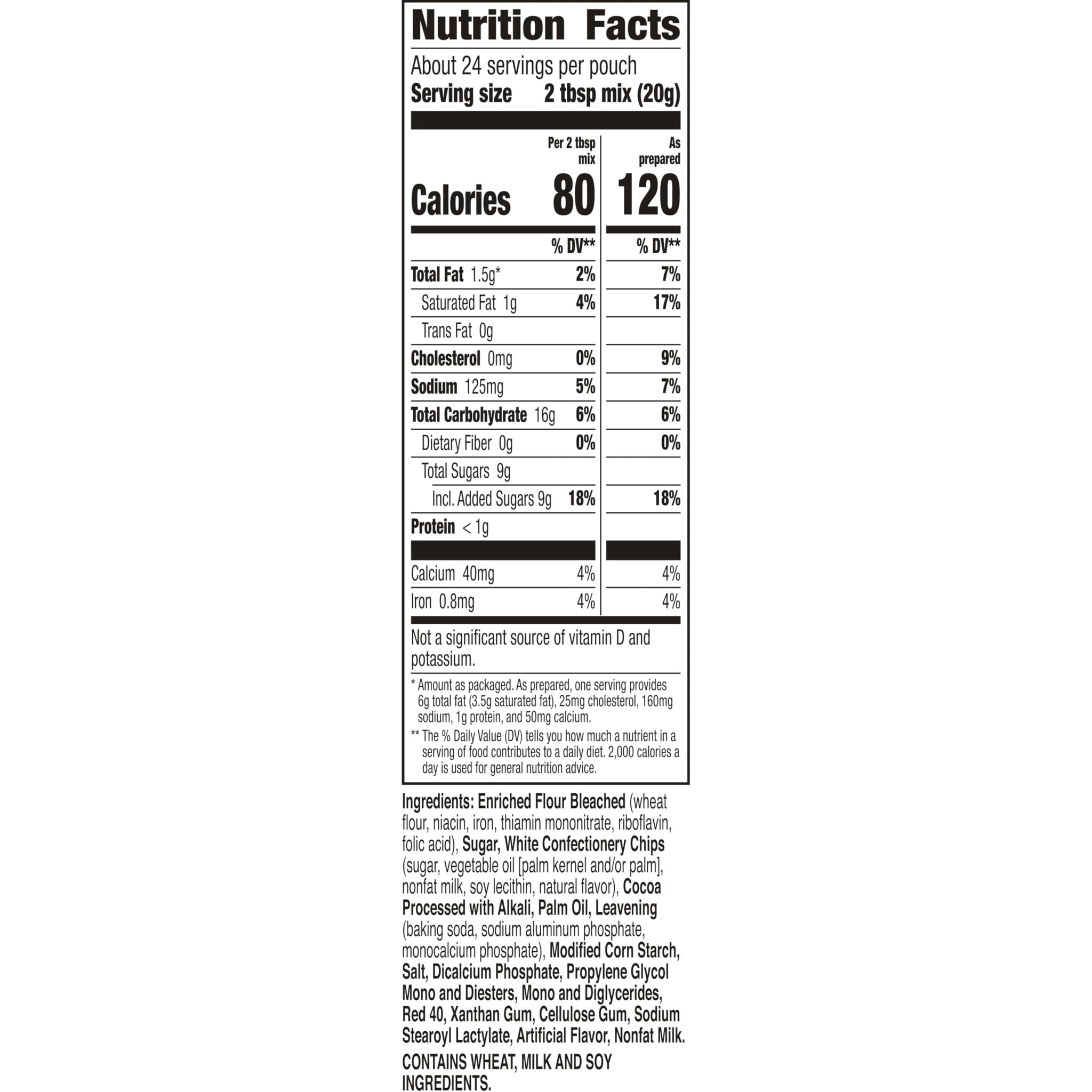 Betty Crocker Soft Baked Cookie Mix, Red Velvet, 17.1 oz