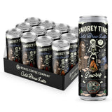 Bones Coffee Company S'mores Iced Coffee Latte - S'mores Flavored Canned Coffee Drink - 12 Pack Cans - 11 Oz Each