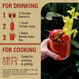 Demitri’s Bloody Mary Seasoning - Classic Receipe, Extra Horseradish, Chillies & Pepper, Chipotle habañero - Spicy Cocktail Drink Mix - Gluten Free