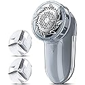 Bymore Fabric Shaver Lint Shaver for Clothes, Dual Power Lint Remover with Battery or Corded Use, Portable Sweater Shaver for Clothing, Furniture