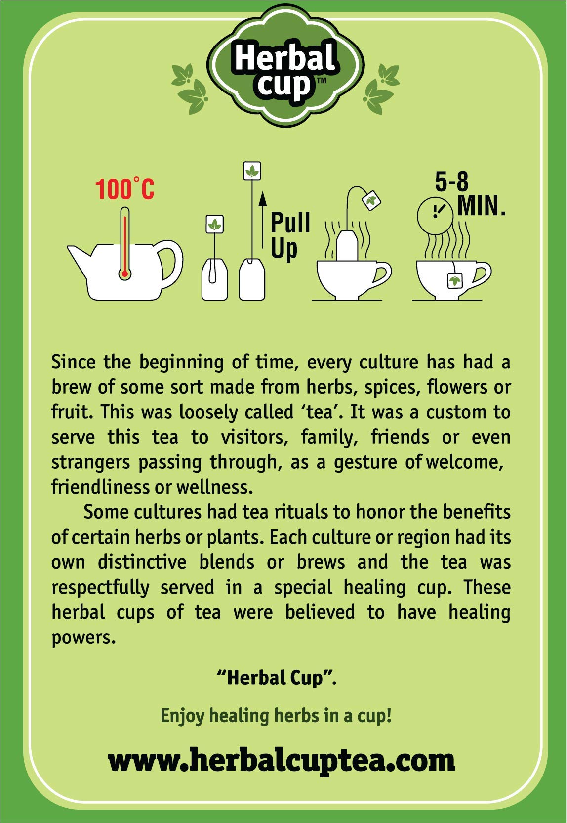 Herbal Cup Ayurveda Moringa Tea, Organic Turmeric, No Caffeine Herbal Teas (Organic Moringa Turmeric, 16 Count (Pack of 6)