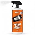 Sylvan Hills Fireplace Glass Cleaner 16 oz | Made in the USA | Removes Tough Stains | Heavy Duty Soot, Creosote & Smoke Stain Remover - Fast-Acting