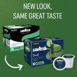Lavazza Decaf, Single-Serve Keurig K-Cup Pods, Medium Roast Coffee, 60-Count Box (6 Packs of 10)