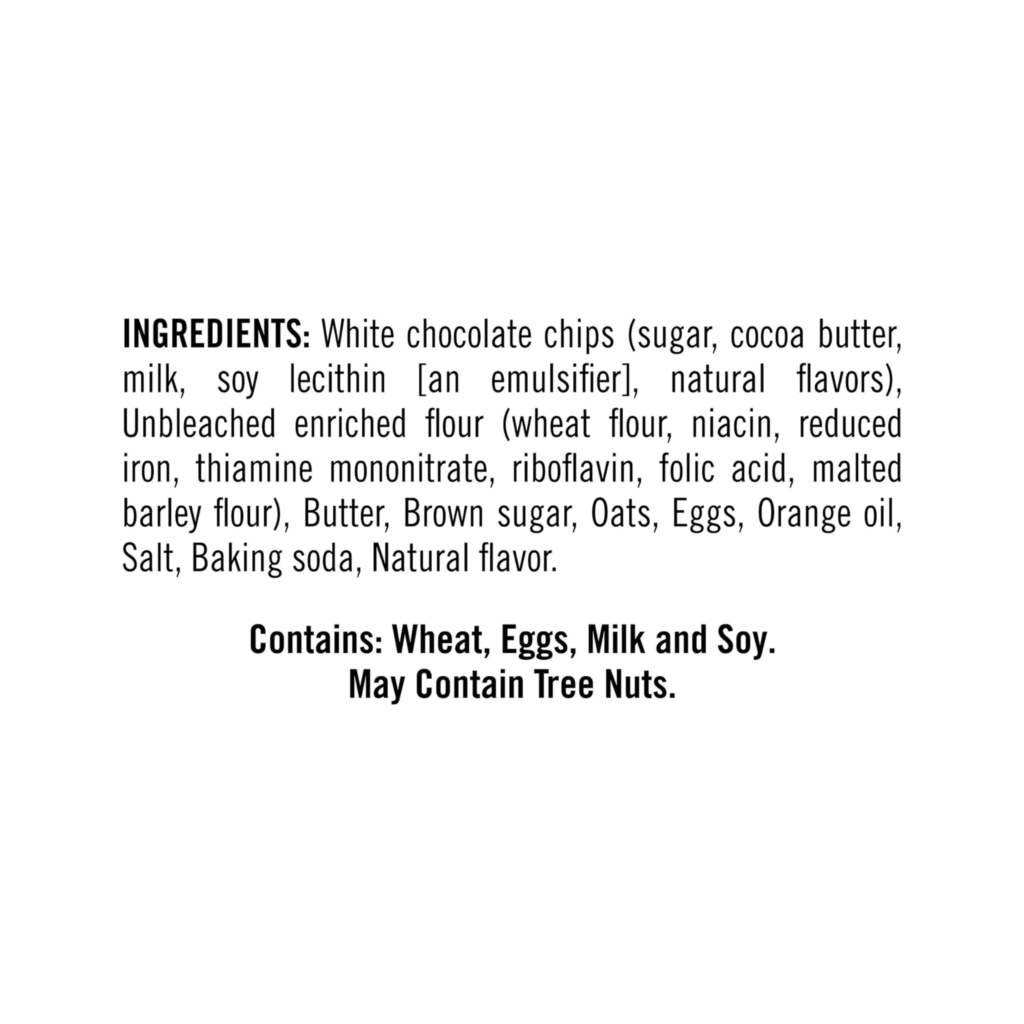 Tate's Bake Shop Orange and Cream Cookies with White Chocolate Chips, Limited Edition, 4-6.5 oz Bags