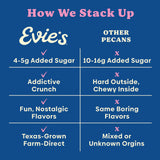 Evie's Pecans - Variety Pack of Roasted Texas Pecan Snacks - 4 Flavors - Healthy, Non-GMO, Gluten-Free and Vegan - 3 Oz, 4-Pack - Made-in-the-USA