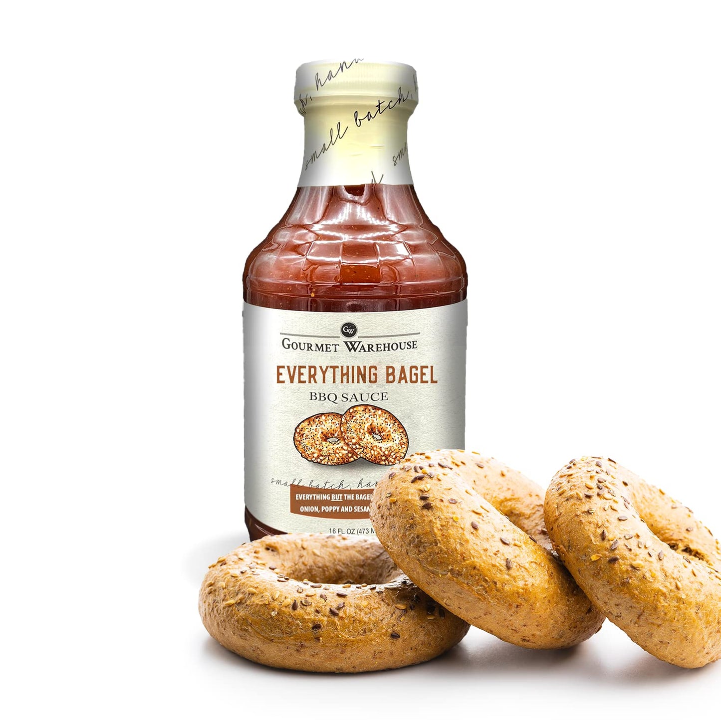Gourmet Warehouse BBQ Sauces, 16 Fl ozs, 2 Pack (Everything Bagel)