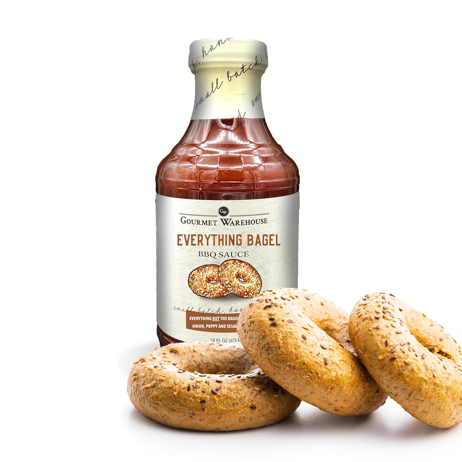 Gourmet Warehouse BBQ Sauces, 16 Fl ozs, 2 Pack (Everything Bagel)