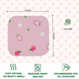Minasuki Reusable Paper Towels Washable Roll - Paperless Paper Towels with Cardboard Roll,25 Pack Cloth Kitchen Towels,Super Absorbent and Soft