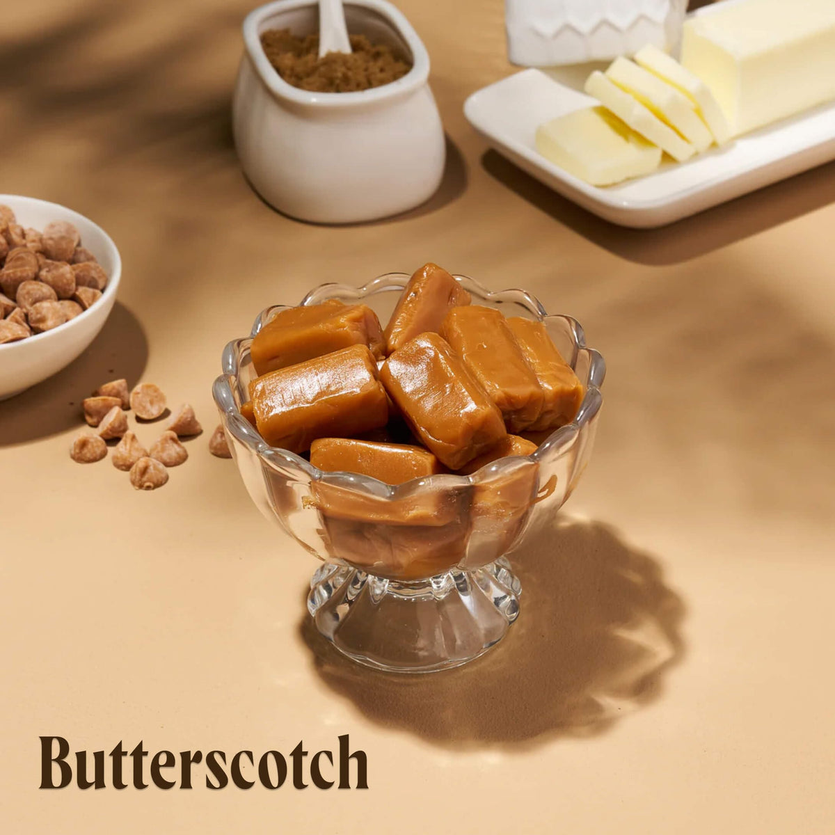 Caramels.com Butterscotch & Butter Rum Caramels | Individually Wrapped
