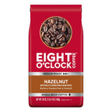 Eight O'Clock Coffee Hazelnut, Medium Roast, Whole Bean Coffee, 20 Ounce 100% Arabica, Kosher Certified