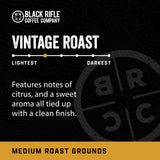 Black Rifle Coffee Company Coffee Saves, 12oz Bag, Medium Roast Ground - Roasted Blend Made from Arabica Beans - Colombian & Brazilian Beans - Veteran