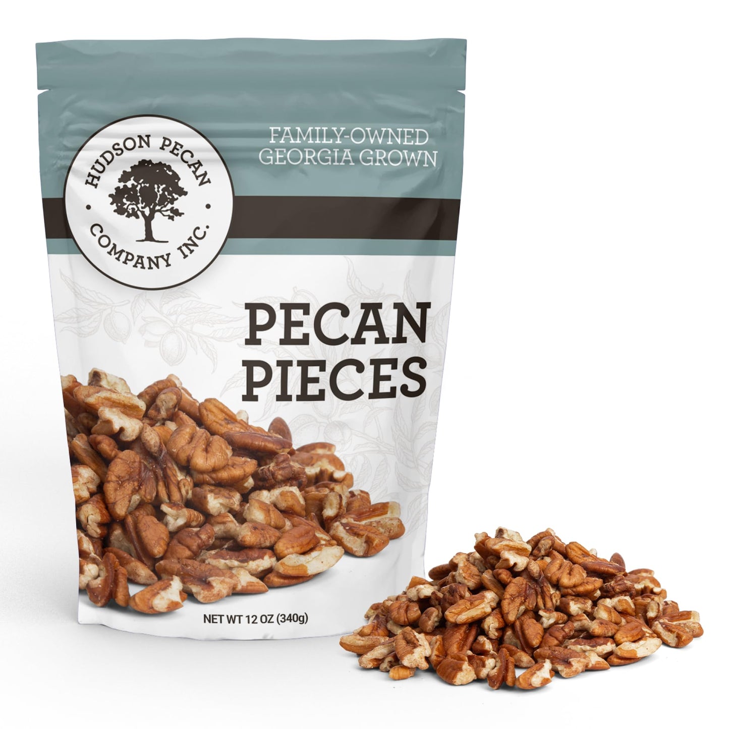 HUDSON PECAN COMPANY | Fresh Fancy Georgia Pecan Pieces | Local, Rich & Flavorful, Kosher Certified | Ideal for Baking, Cooking, Desserts, Salads