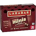 Larabar Minis Double Dark Chocolate Bars, Gluten Free Vegan Fruit and Nut Bars, 20 Bars, 15.6 oz