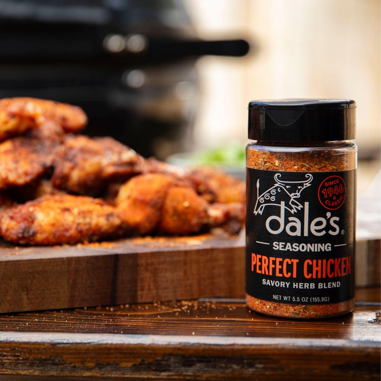 Dale’s Perfect Chicken Seasoning - Savory Herb Blend, 5.75 oz | Juicy, Flavor-Packed Chicken, Poultry & Veggies | Indoor & Outdoor Cooking Essential