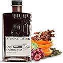 Strongwater Smoked Old Fashioned Craft Cocktail Mixer - Makes 32 Cocktails - Handcrafted Old Fashioned Syrup with Lapsang Souchong Tea, Sugar, Cirus