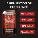 Apple Beer | SodaBeers Brewing Co | Alcohol-Free, Gluten-Free Crafted Soda Made With Natural Apple Flavors and Real Sugar, Refreshing Fruit Beverages