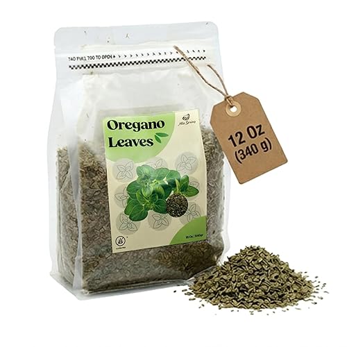Miss Spring Dried Oregano Leaves - Non-GMO, No Additives - Finely Cut Oregano Dried Leaves Seasoning & Spice - Fresh Dry Herb Seasoning for Pasta