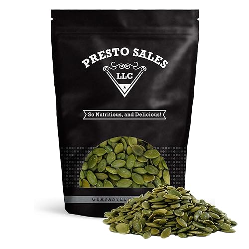 Pumpkin Seeds, Roasted Salted Green Pepitas, Premium, Natural Snack, Eating Or Cooking, Nutritious, Packed in a resealable pouch bag of 2 lb. (32 oz.)