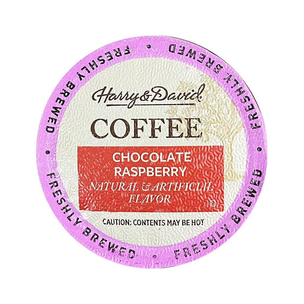 Harry & David Single Serve Coffee, Chocolate Raspberry, 18 Single Serve Cups